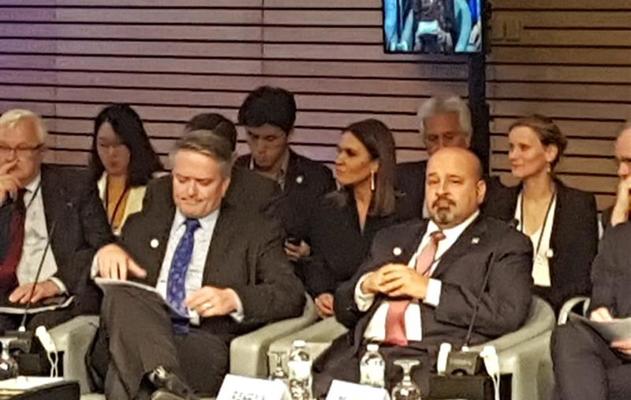 On behalf of the Arab Group  Finance Minister Commends Package for Improving World Bank Group